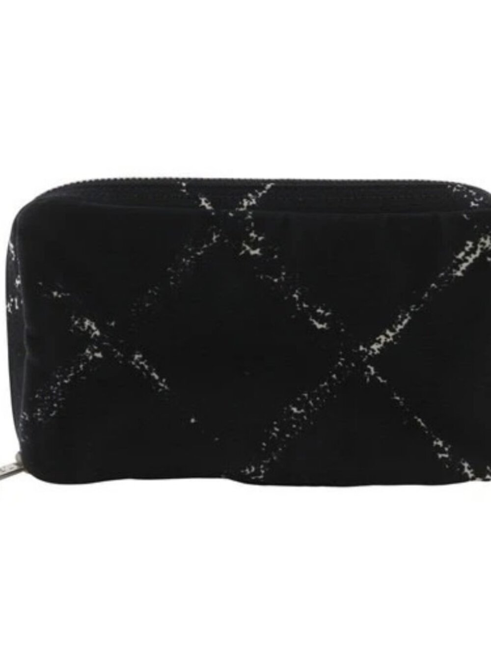 CHANEL Travel line Pouch A11824 Jewelry case black Nylon Women